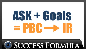ASK + Goals = PBC - IR